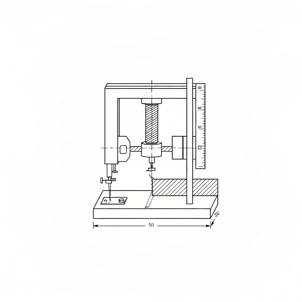 마모시험 (Abrasion Test / thử nghiệm mài mòn / 摩耗試験) 기술 도식화