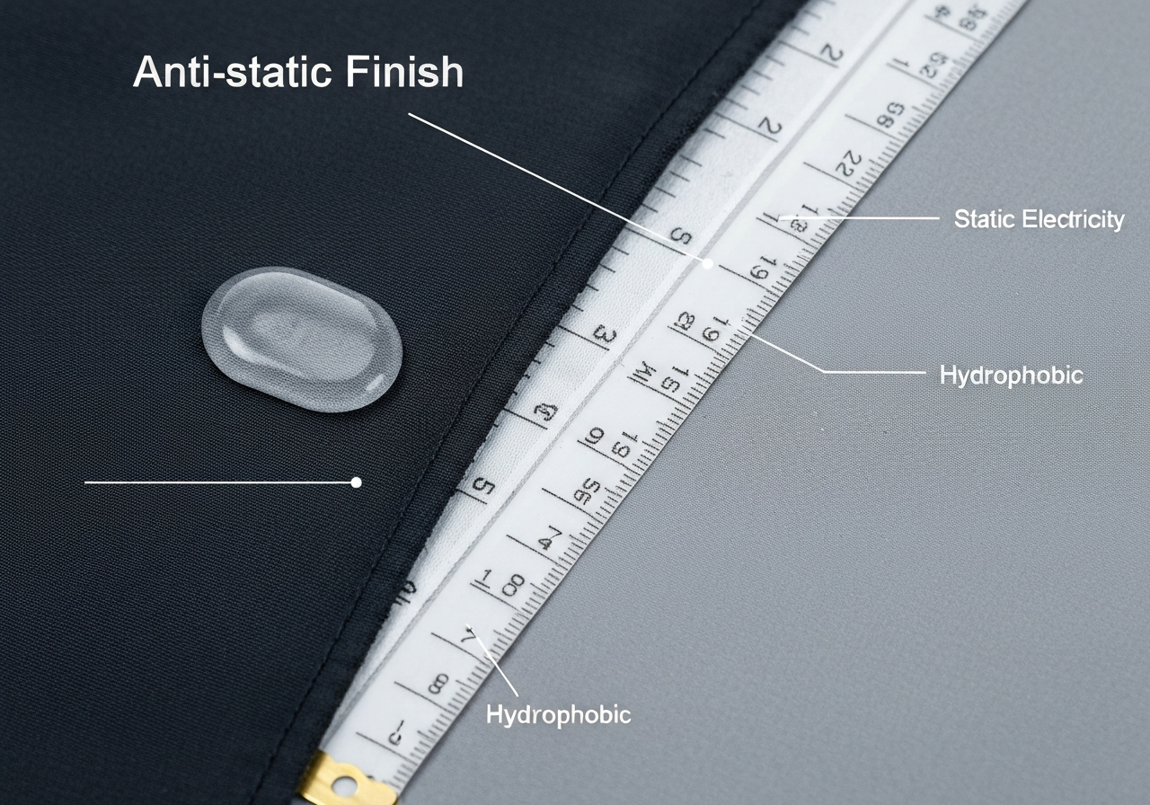 대전방지 가공 (Anti-static Finish / Xử lý chống tĩnh điện / 帯電防止加工 / 抗静电加工)