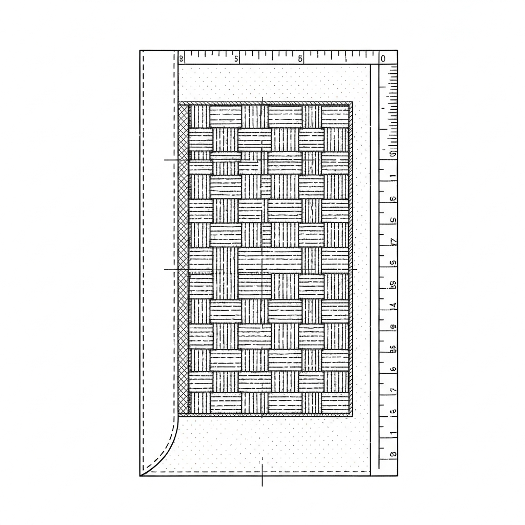 아플리케 (Appliqué / đắp vải / 贴布绣) 기술 도식화