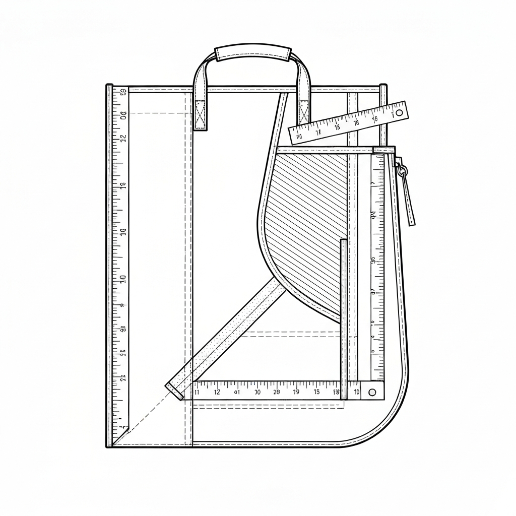 아타셰 케이스 (Attache Case / Cặp số / アタッシュケース) 기술 도식화