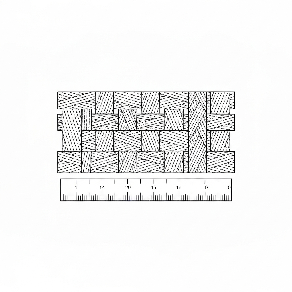 발리스틱나일론 (Ballistic Nylon / nylon ballistic / バリスティックナイロン) 기술 도식화