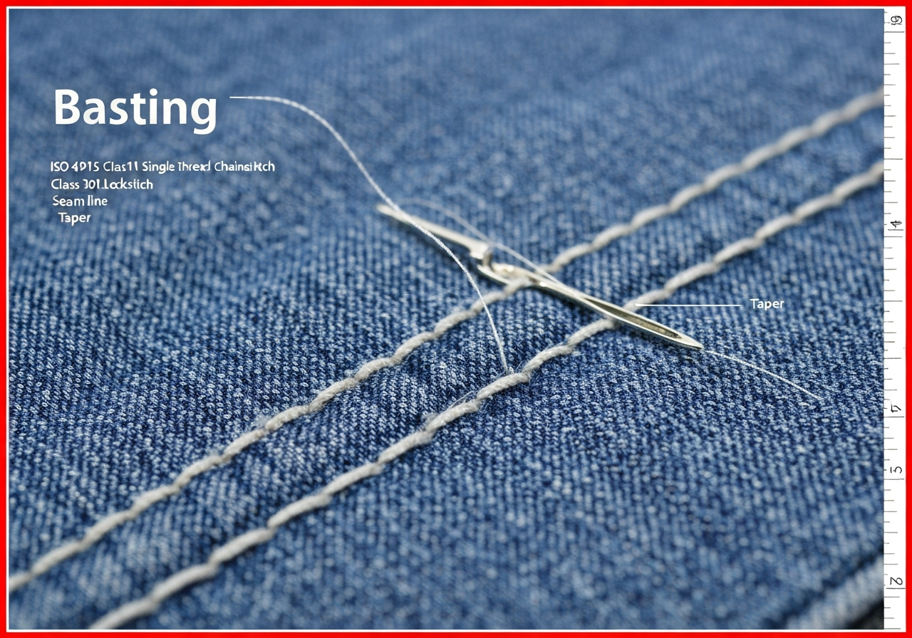 시침 (Basting / lược / 仮縫이)