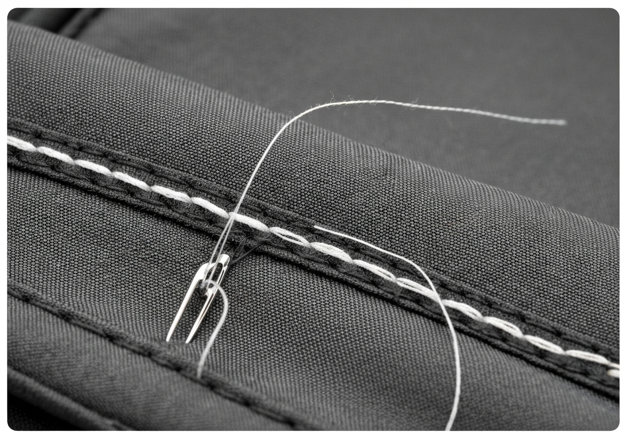 시침 (Basting / lược / 仮縫이)