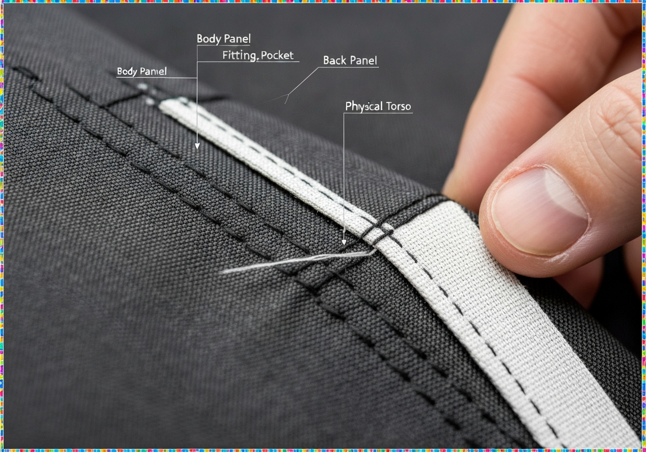 몸판 (Body Panel / 身頃 / thân áo / 衣身)