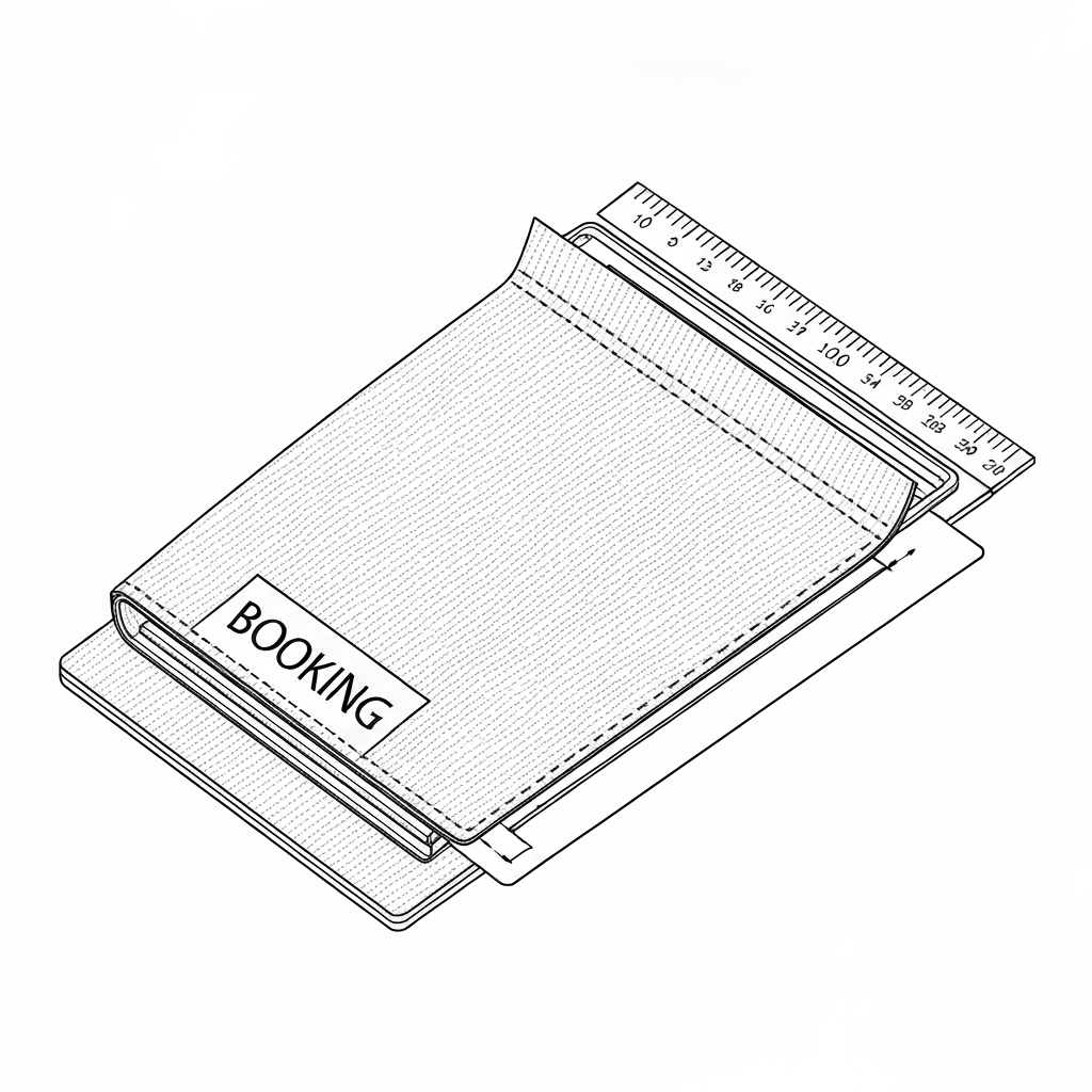 부킹 (Booking / Đặt chỗ / ブッキング) 기술 도식화