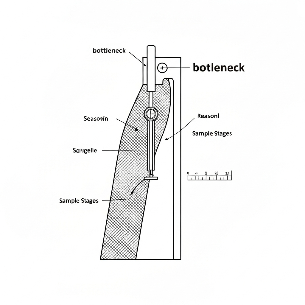 보틀넥 (Bottleneck / 병목 공정) 기술 도식화