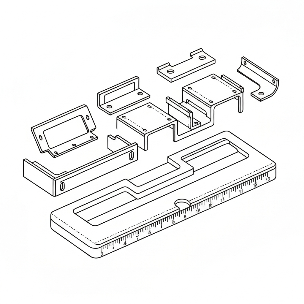바닥판 (Bottom Board / 소코이타 / Tấm lót đáy / 底板) 기술 도식화