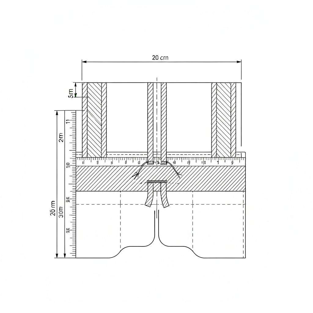 파열 강도 (Bursting Strength / Độ bền bục / 破裂強さ / 顶破强度) 기술 도식화