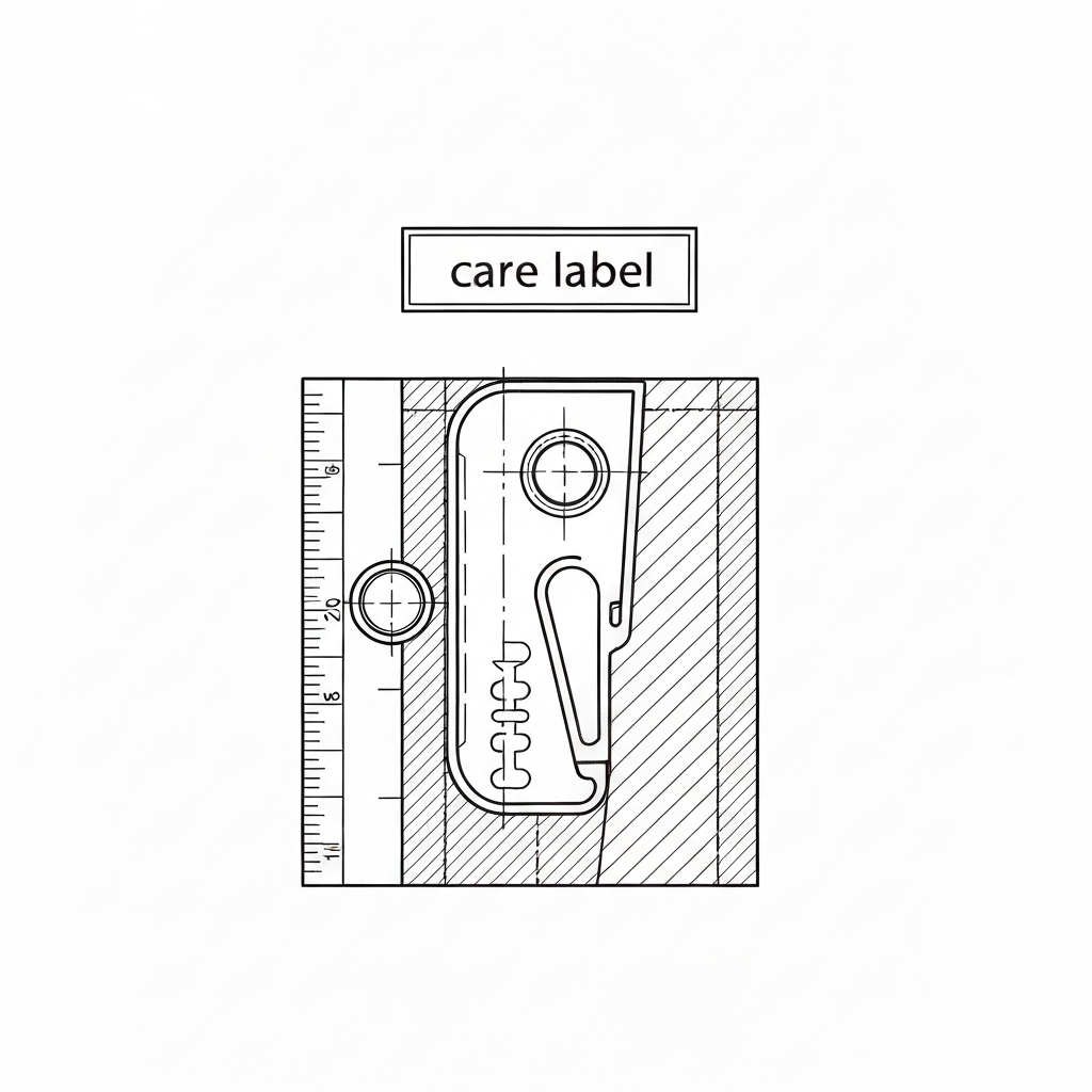 케어라벨 (Care Label / nhãn giặt / ケアラベル) 기술 도식화