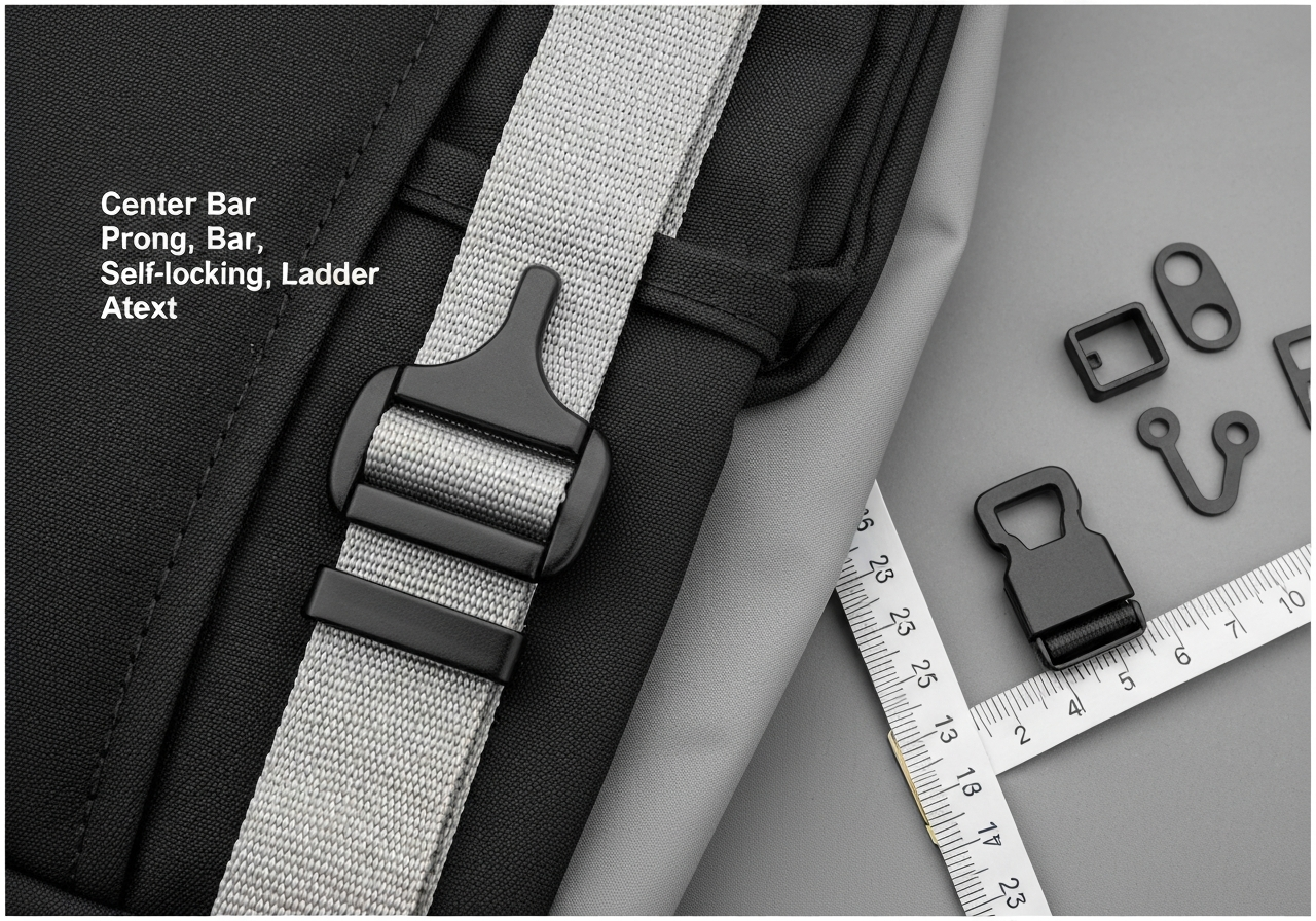 센터바버클 (Center Bar Buckle / khóa thanh giữa / センターバーバックル)