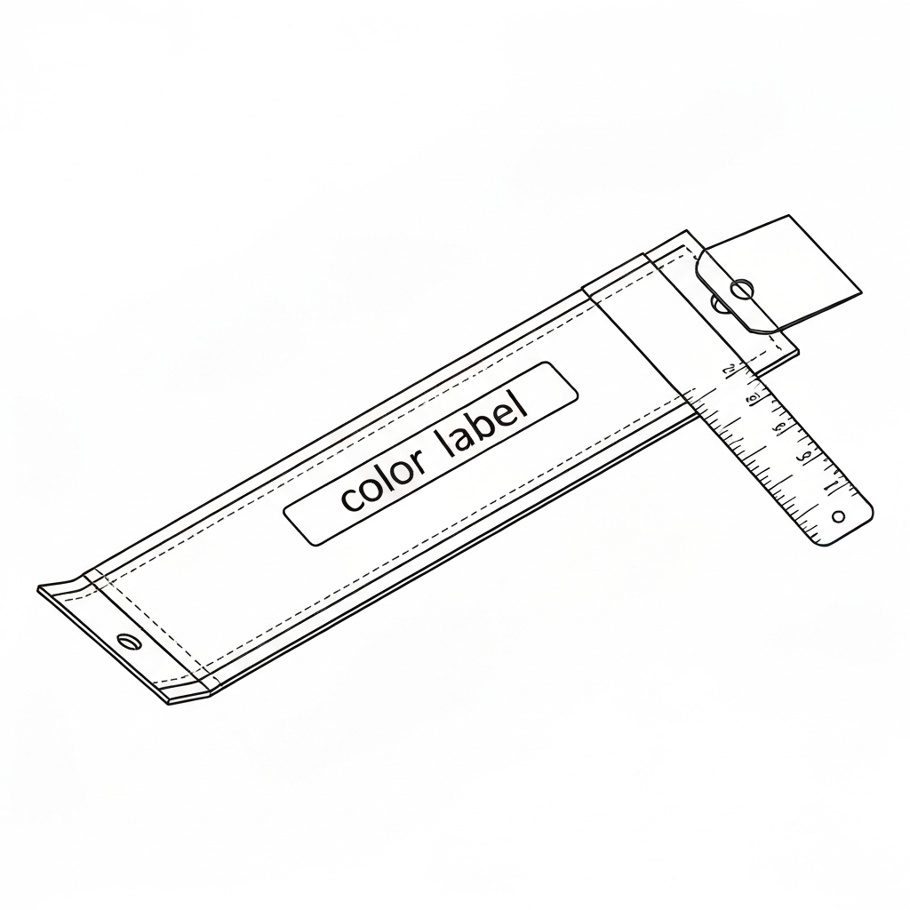 컬러라벨 (Color Label / nhãn màu / カラーラベル) 기술 도식화