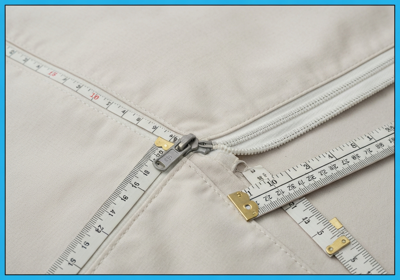 콘실지퍼 — 고급 쿠션 및 침구