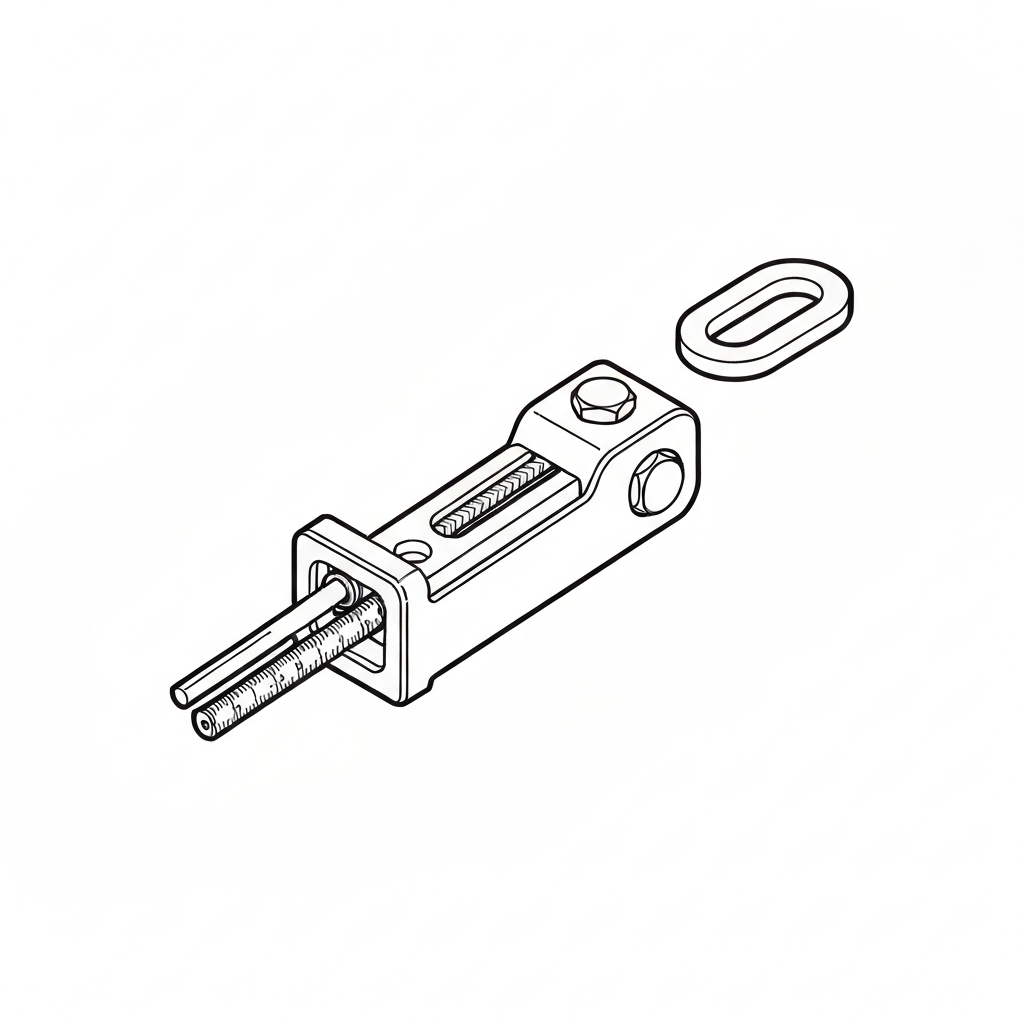 코드록 (Cord Lock / khoá dây / コードロック / 弹簧扣) 기술 도식화
