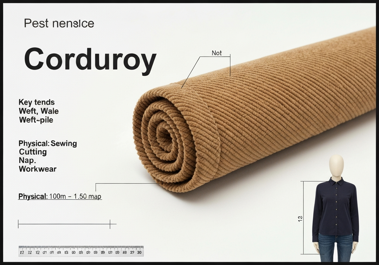 코듀로이 (Corduroy / Vải nhung tăm / コーデュロイ / 灯芯绒)
