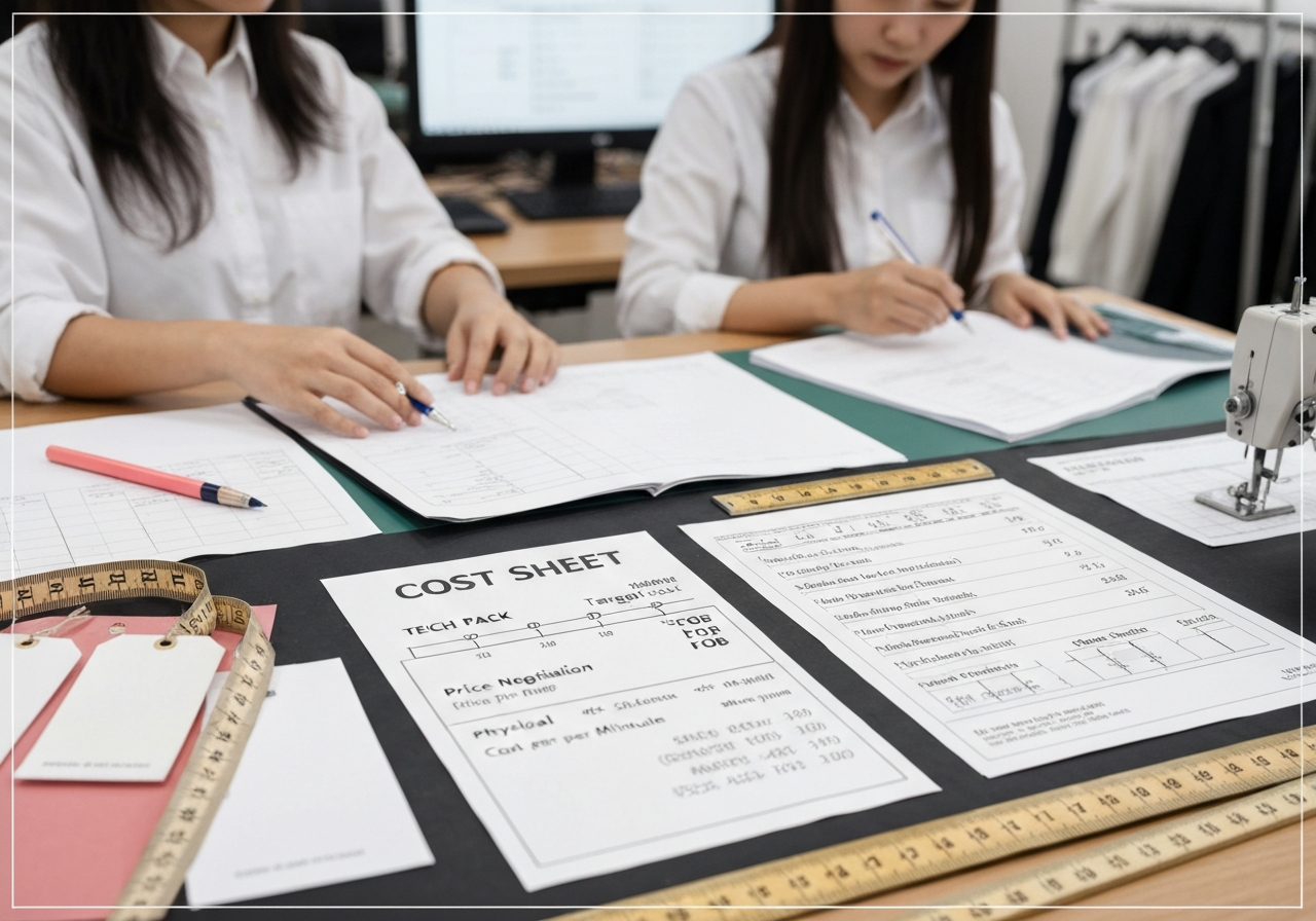 원가계산서 (Cost Sheet / bảng tính giá / 原価計算書 / 成本单)