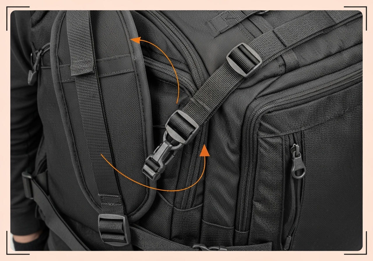 크로스스트랩 (Crossbody Strap / dây đeo chéo / ショルダーベルト)