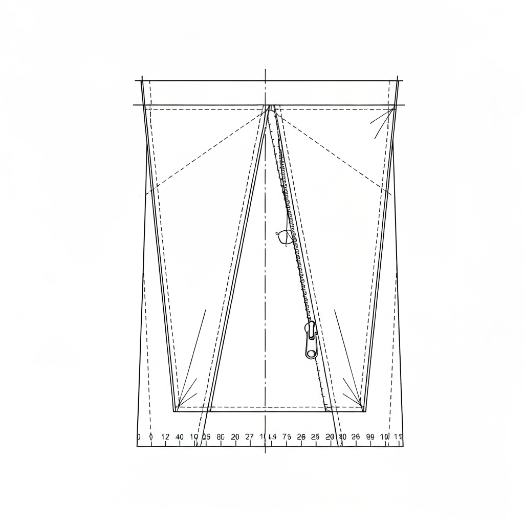 CMT (Cut-Make-Trim) 기술 도식화