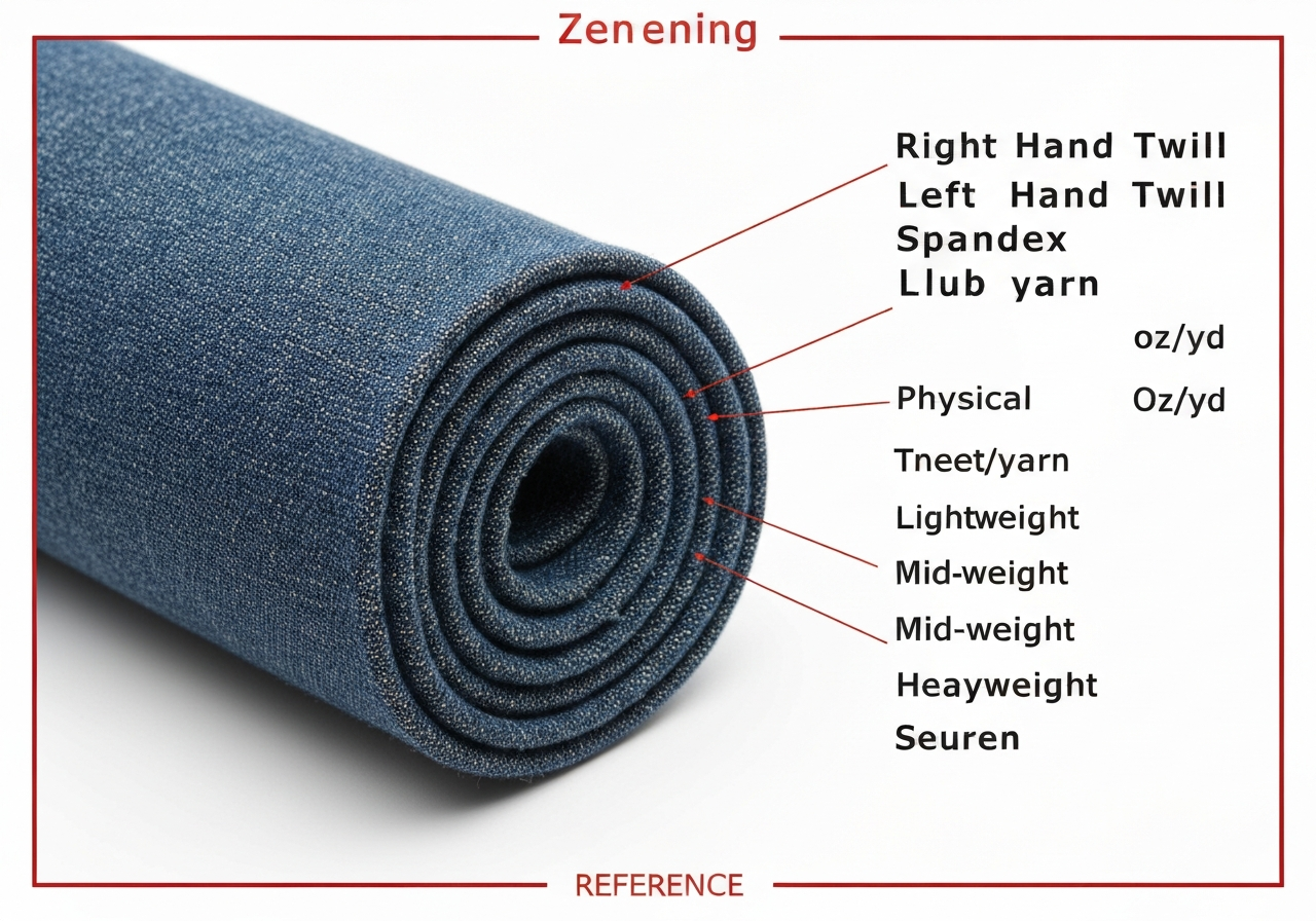 데님 (Denim / vải bò / デニム / 牛仔布)