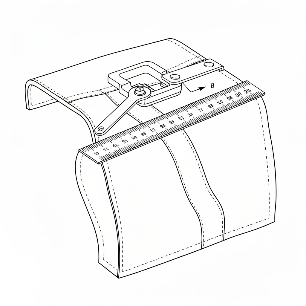 건마찰견뢰도 (Dry Crocking / độ bền ma sát khô / 乾摩擦堅牢度) 기술 도식화