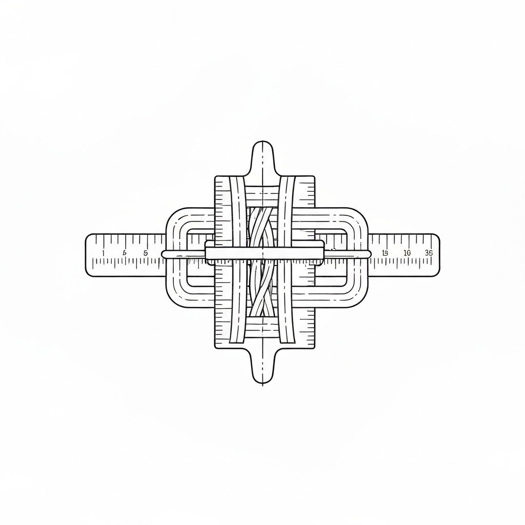 덕 (Duck / Vải duck / ダック) 기술 도식화