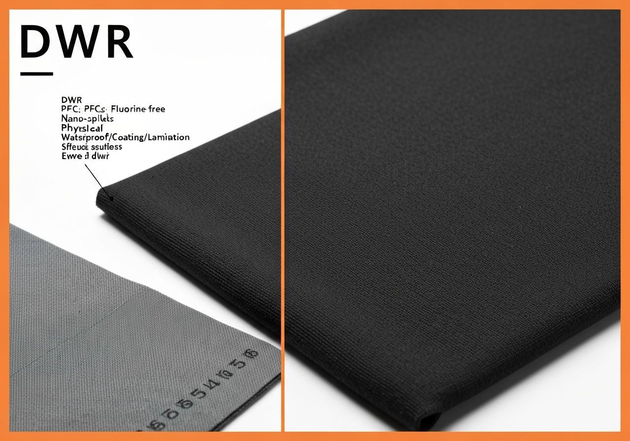 발수가공 (DWR: Durable Water Repellent)