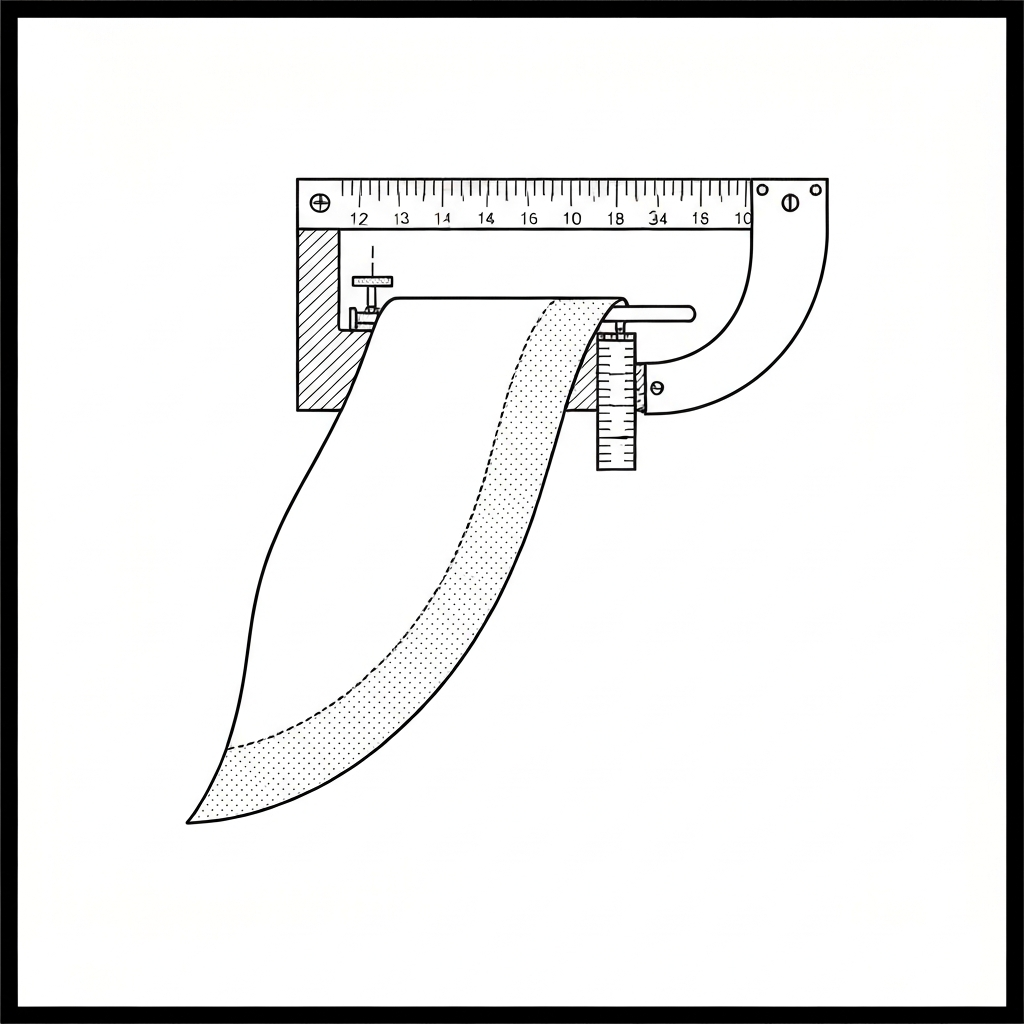 에지코트 (Edge Painting / 기리메 / Sơn cạnh / コバ塗り) 기술 도식화