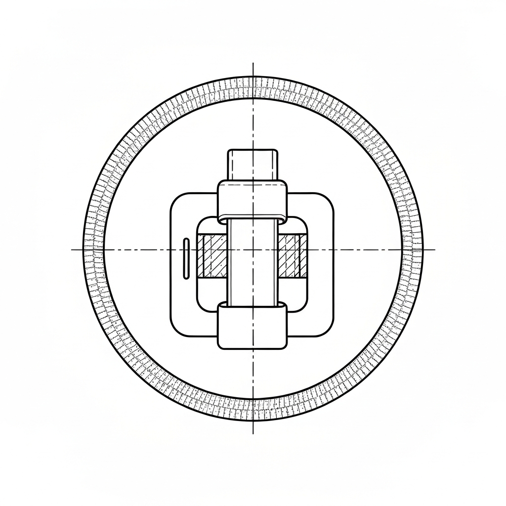 고무 스트링 (Elastic Cord / Dây thun tròn / 弹力绳) 기술 도식화