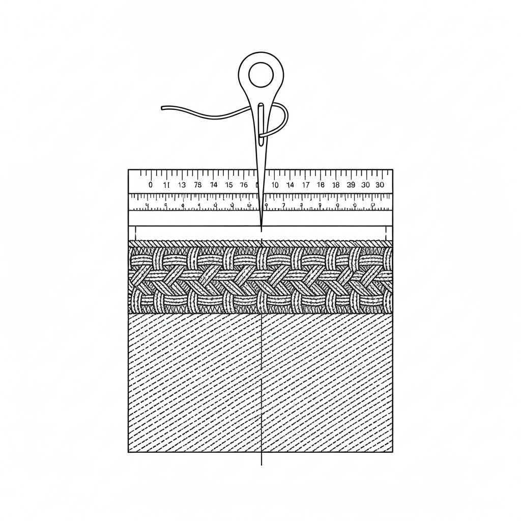 자수 (Embroidery / thêu / 刺繍) 기술 도식화
