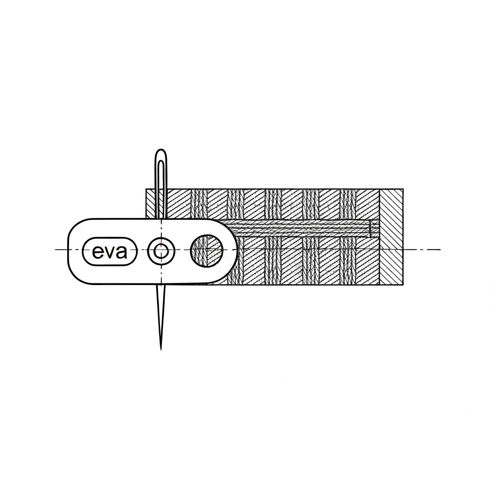 EVA (Ethylene Vinyl Acetate) 기술 도식화
