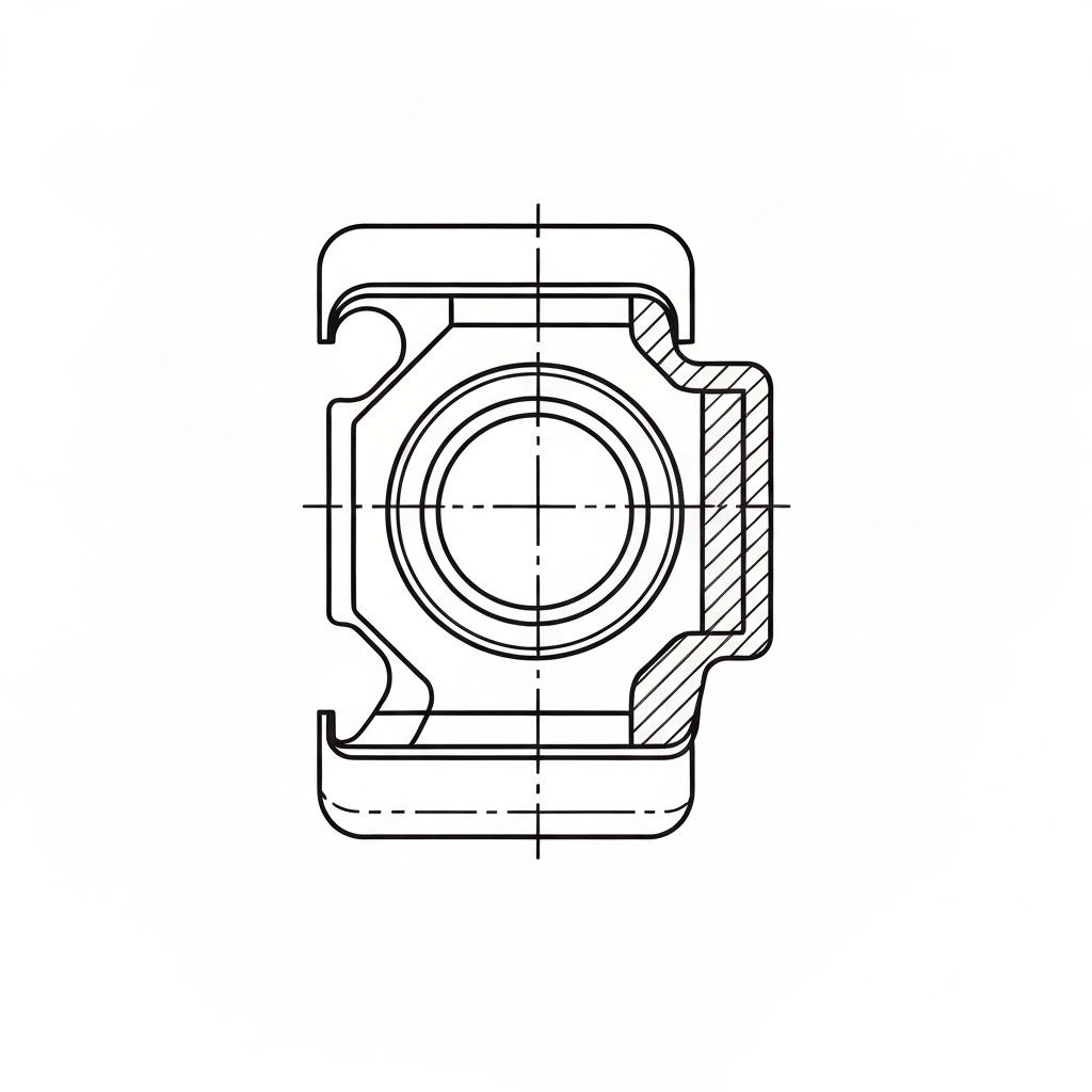 아일렛 (Eyelet / ô-dê / ハトメ / 鸡眼扣) 기술 도식화