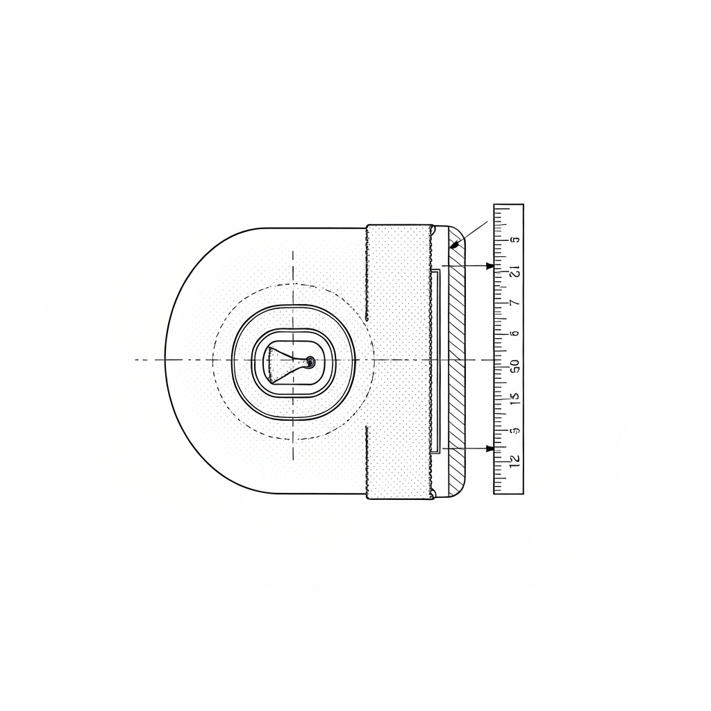 원장 (Fabric Roll / 原反 / cuộn vải) 기술 도식화