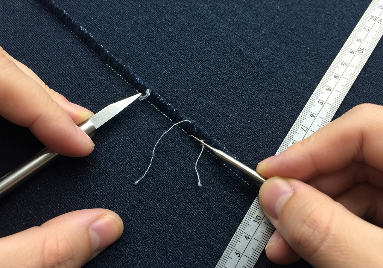 올풀림 — 의류 공정