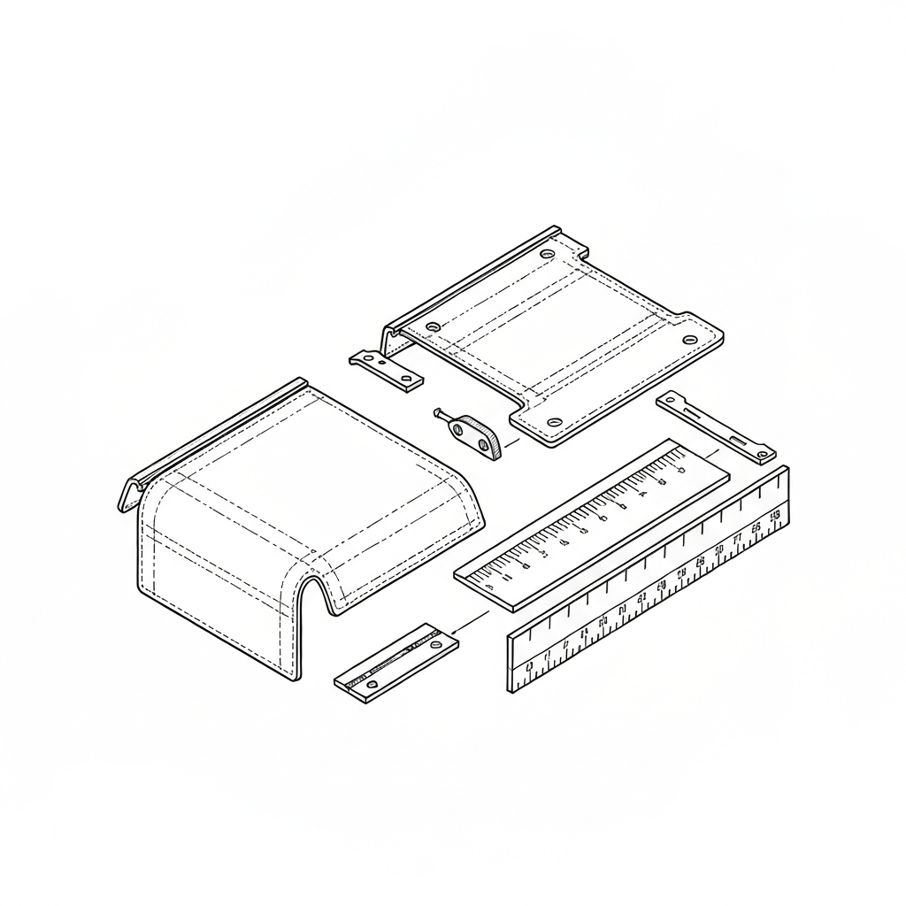 앞판 (Front Panel / mặt trước / 前面) 기술 도식화