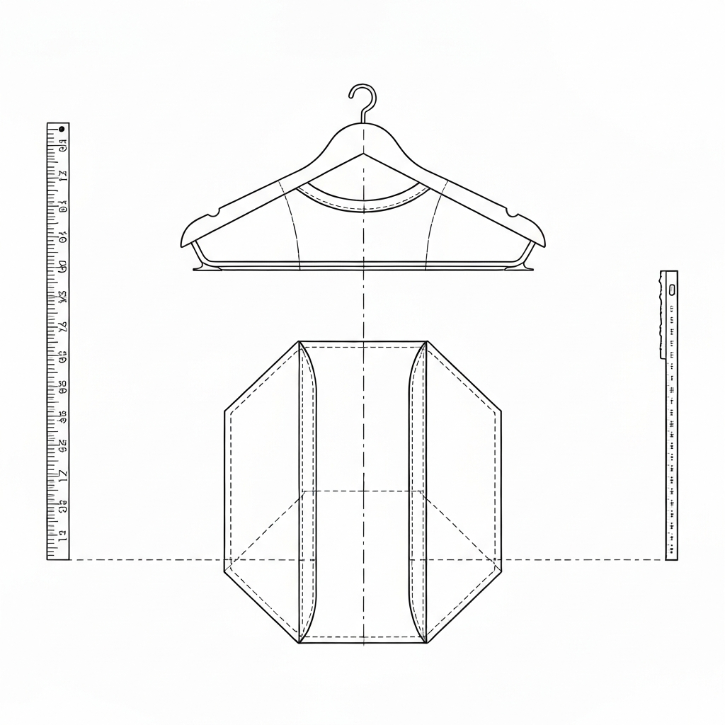 행거 포장 (GOH) 기술 도식화