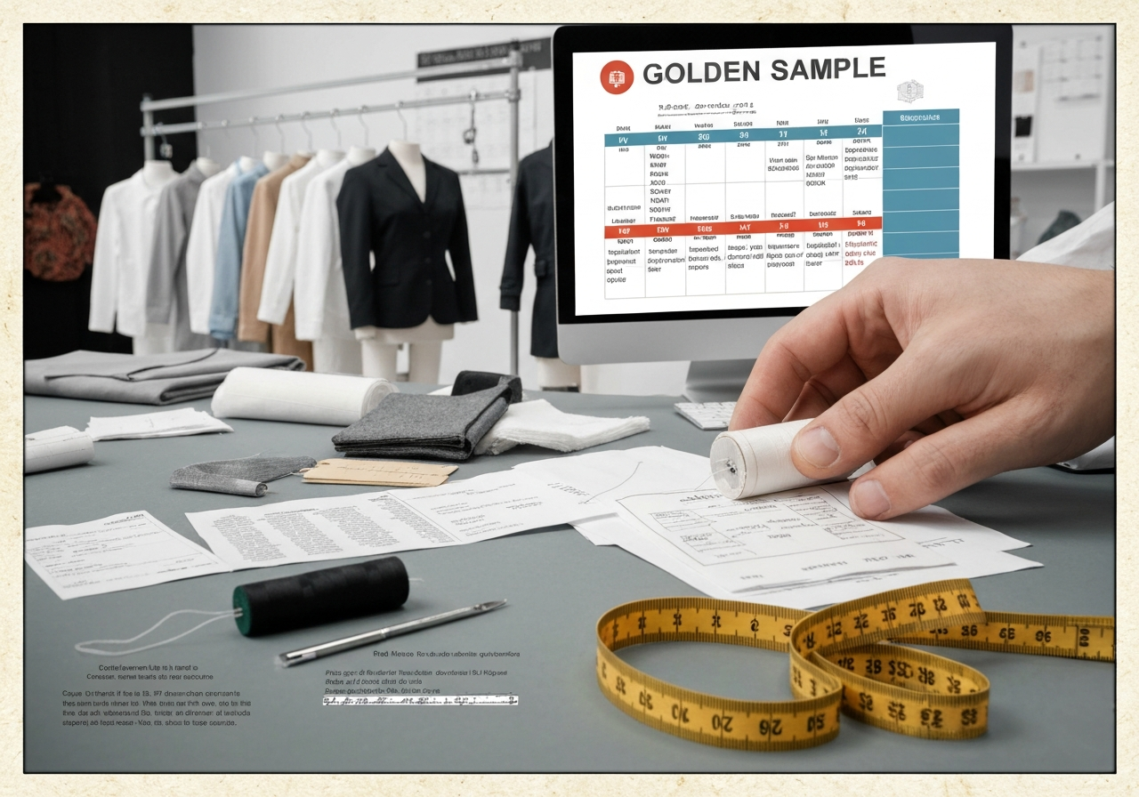 골든샘플 (Golden Sample / mẫu vàng / ゴールデンサンプル / 确认样)