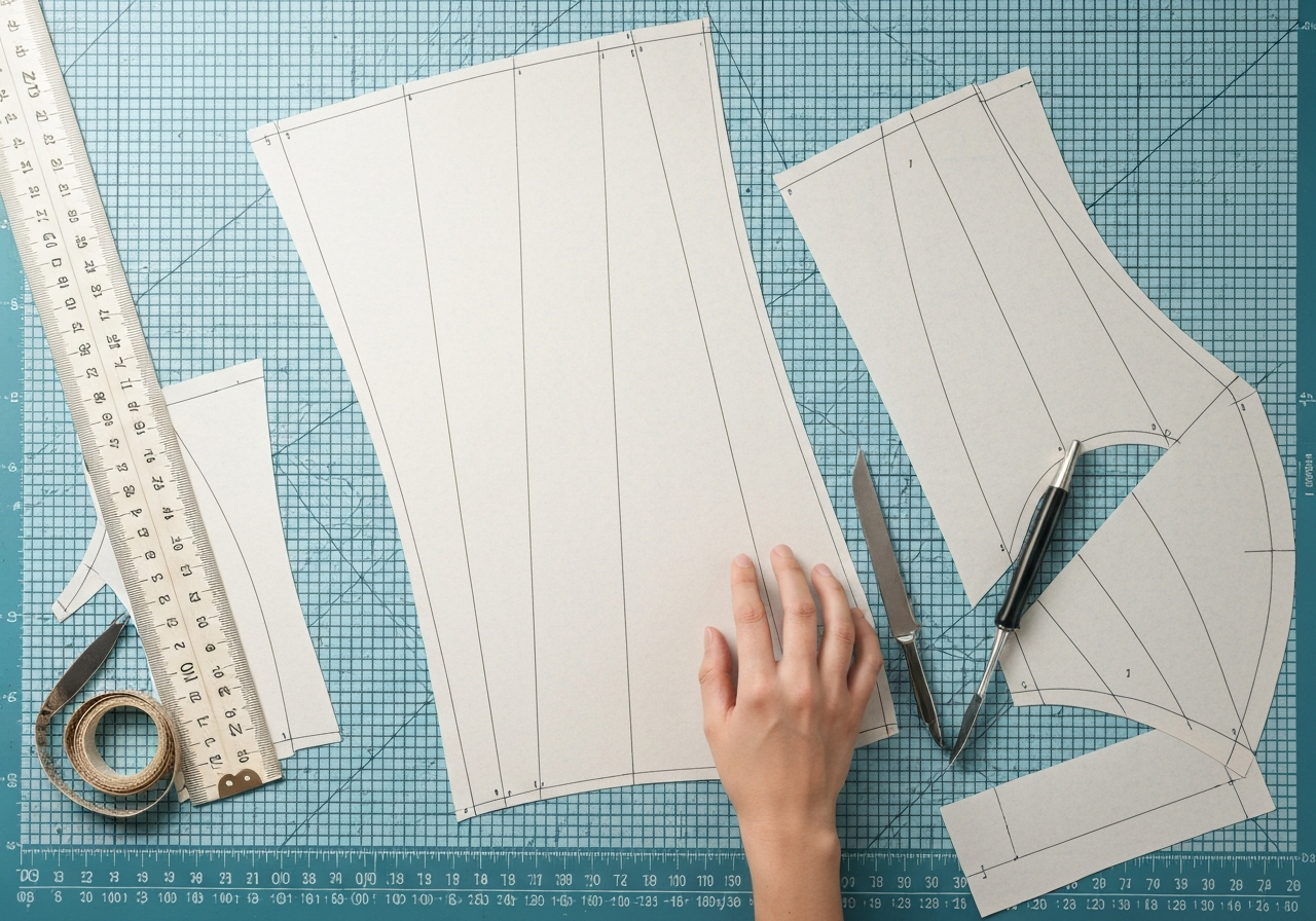 지선 (Grainline / canh sợi / 地の目)