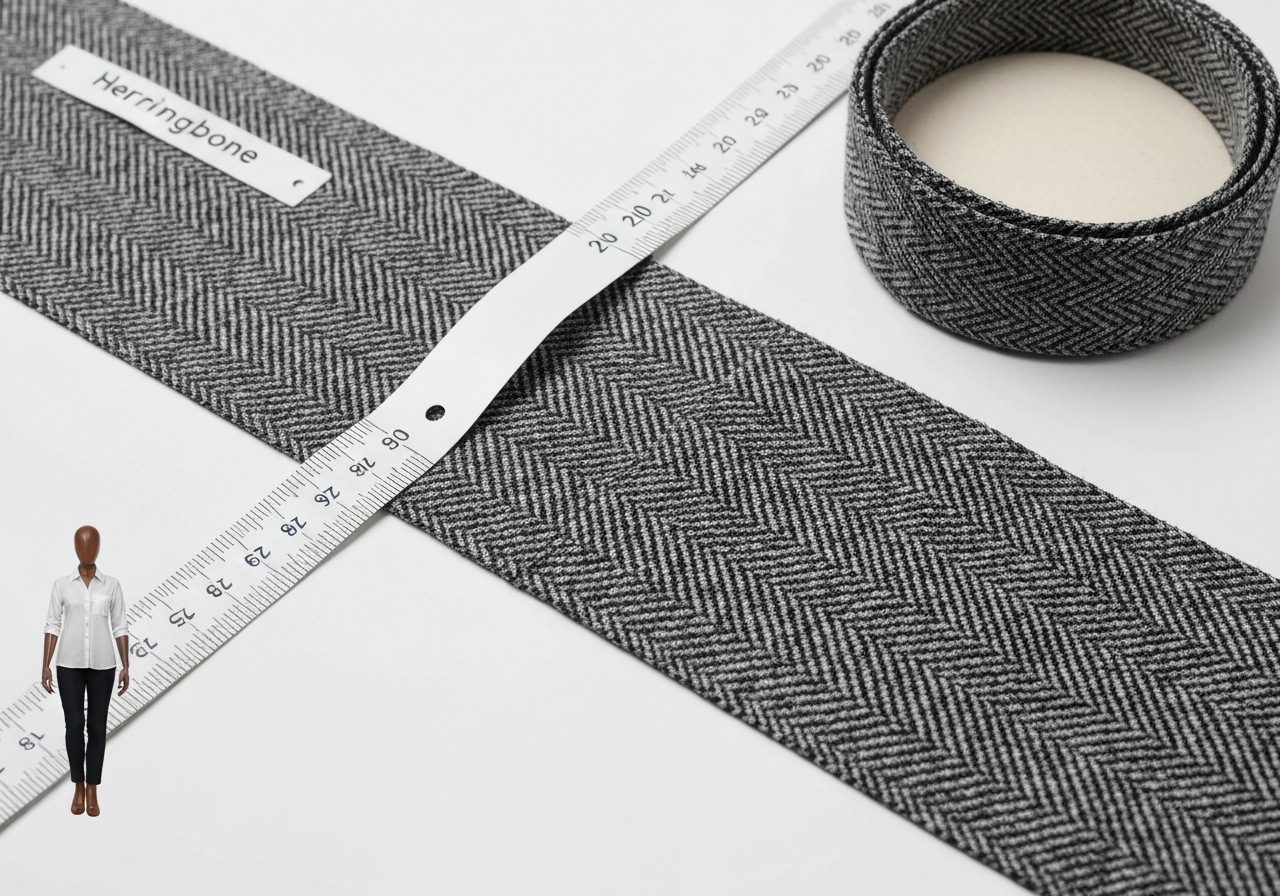 헤링본 (Herringbone / Vải xương cá / ヘリンボーン)