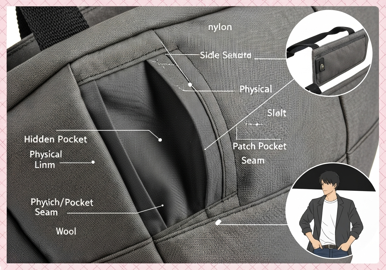 숨김주머니 (Hidden Pocket / túi ẩn / 隠しポケット / 隐藏口袋)