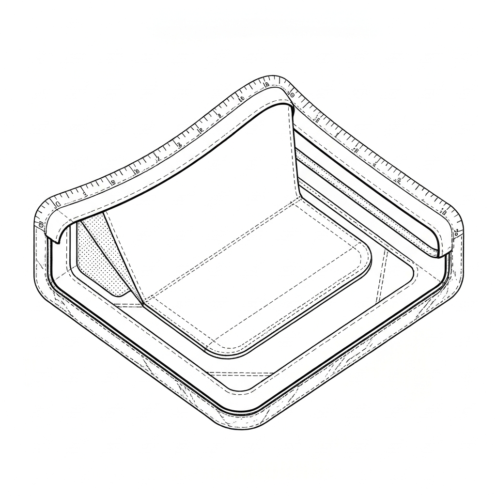 숨김주머니 (Hidden Pocket / túi ẩn / 隠しポケット / 隐藏口袋) 기술 도식화