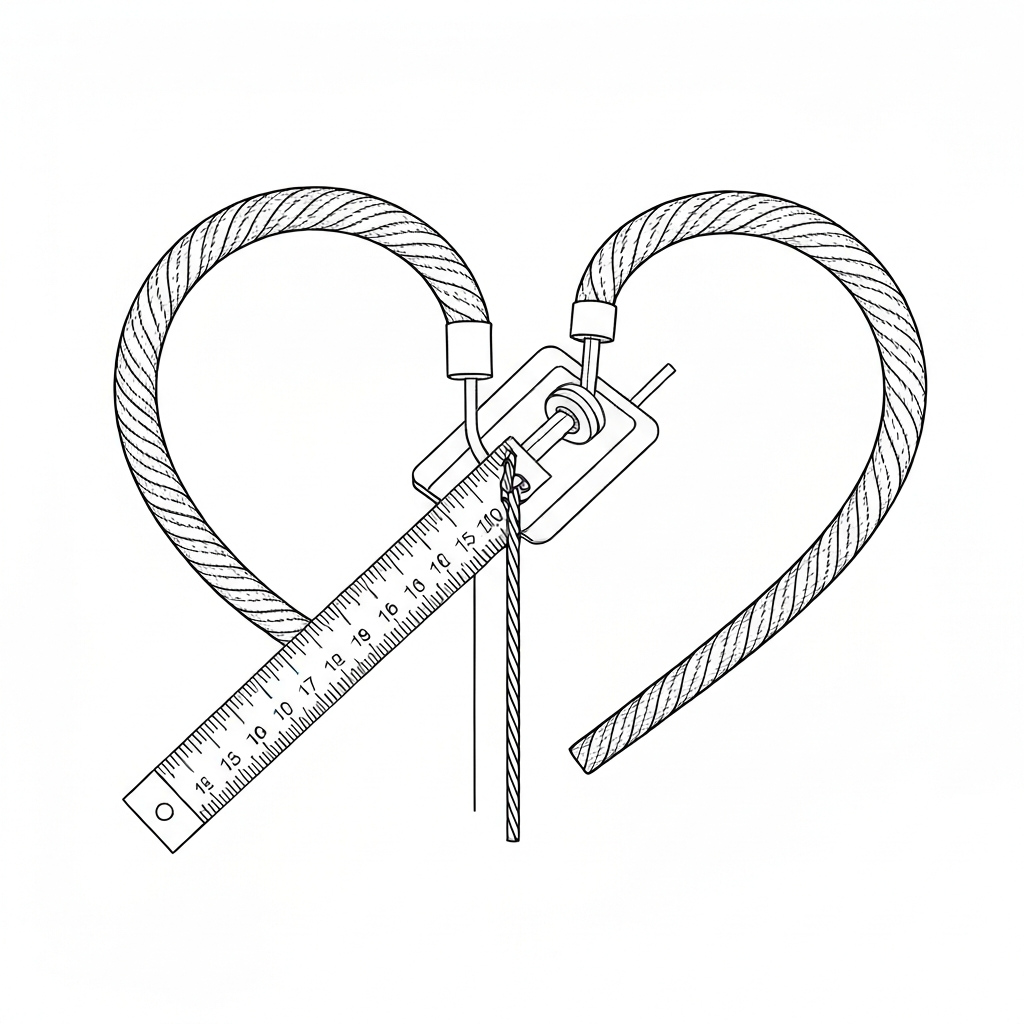 망사 테이프 (Horsehair Braid / Lưới tạo phồng / ホースヘア) 기술 도식화