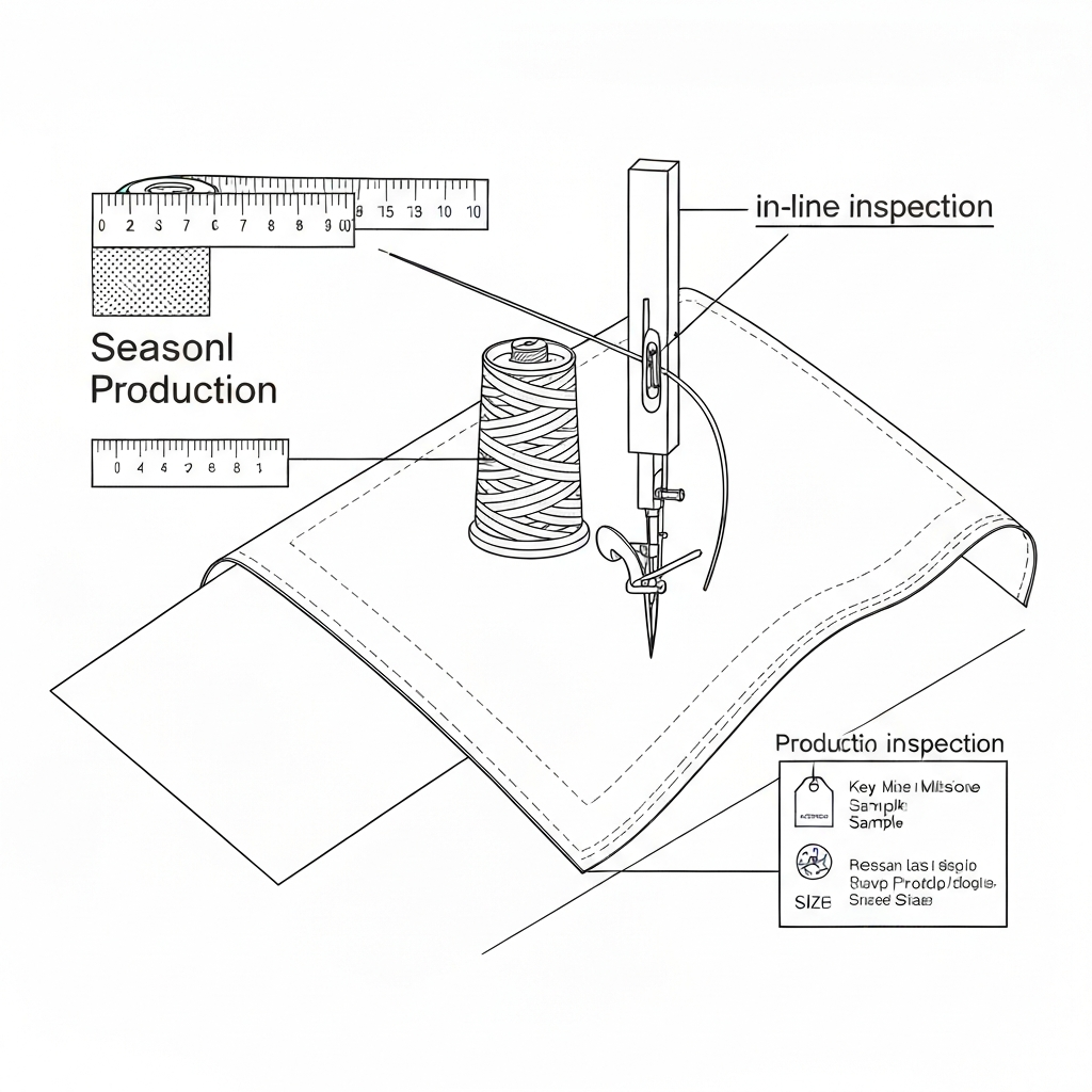 인라인검사 (In-line Inspection / kiểm tra trong chuyền / 工程検査) 기술 도식화