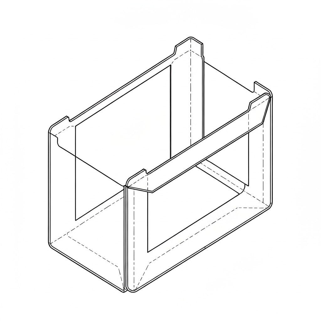 내박스 (Inner Carton / hộp trong / 内箱) 기술 도식화