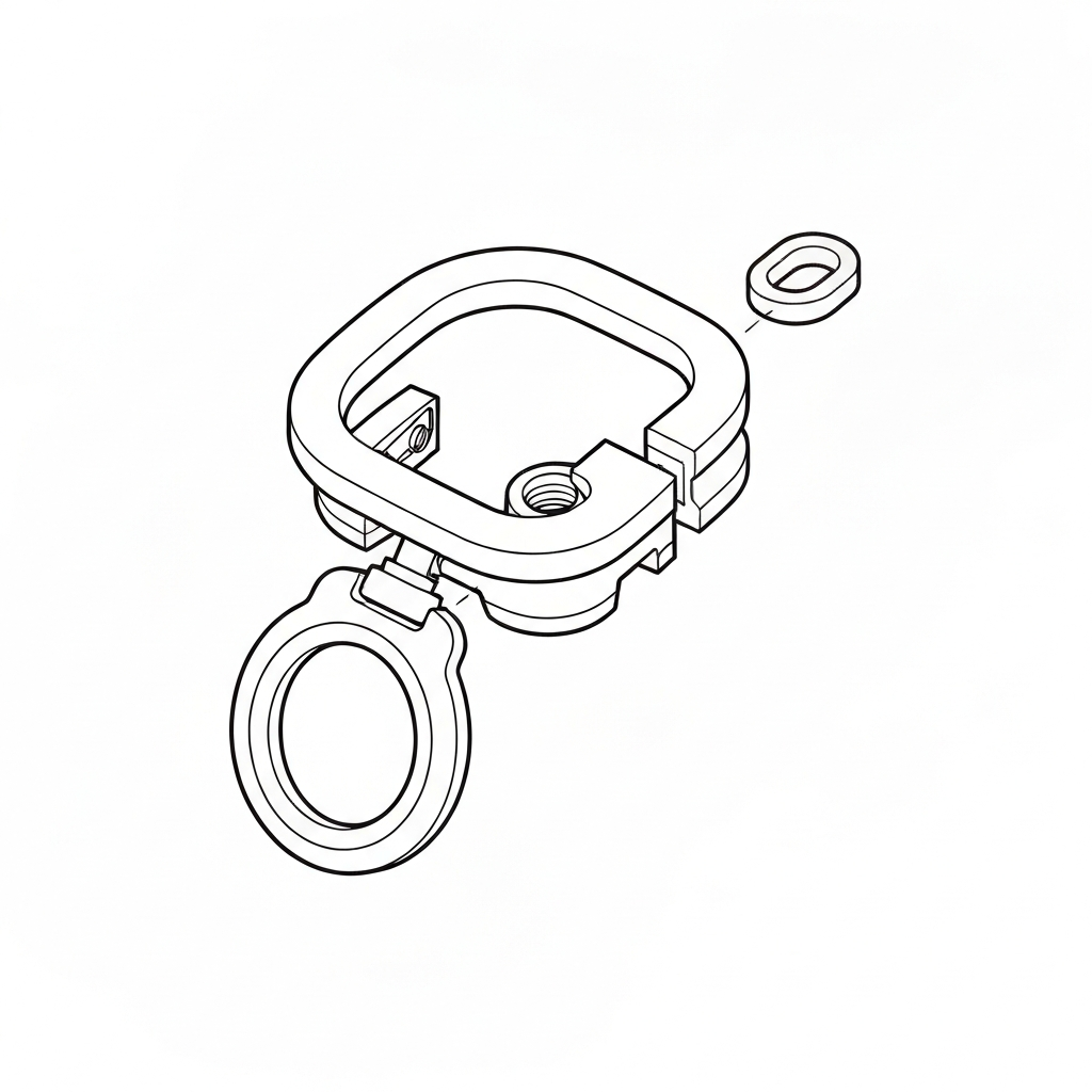 키 폽 (열쇠 고리) 기술 도식화