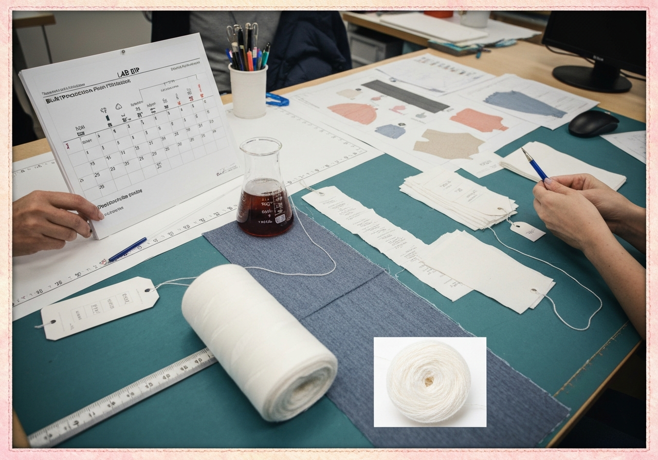 랩딥 (Lab Dip / mẫu nhuộm / ラボディップ / 色样)