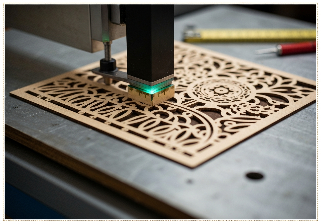 레이저커팅 — 로고 및 장식 요소