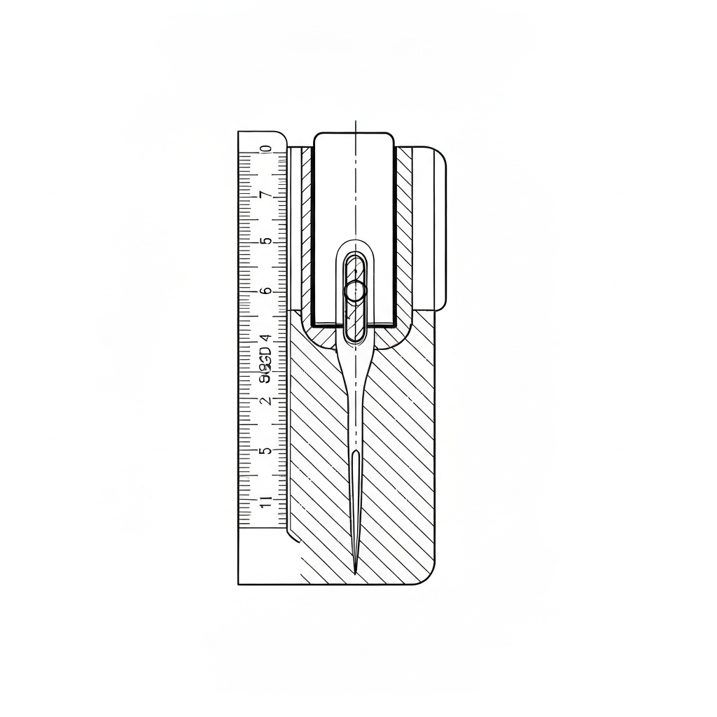 가죽 와펜 (Leather Patch / Nhãn da / 革パッチ) 기술 도식화
