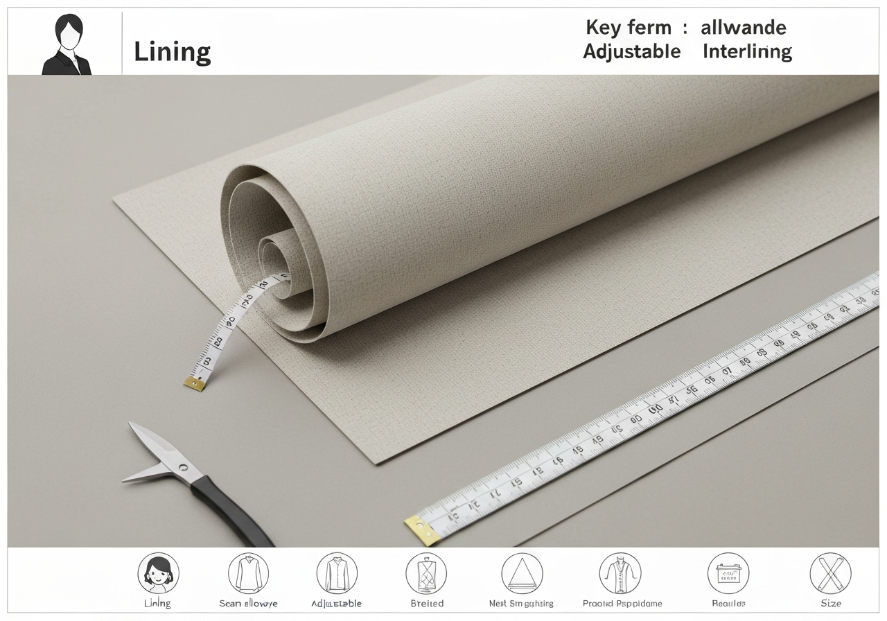 안감 (Lining / vải lót / 裏地)