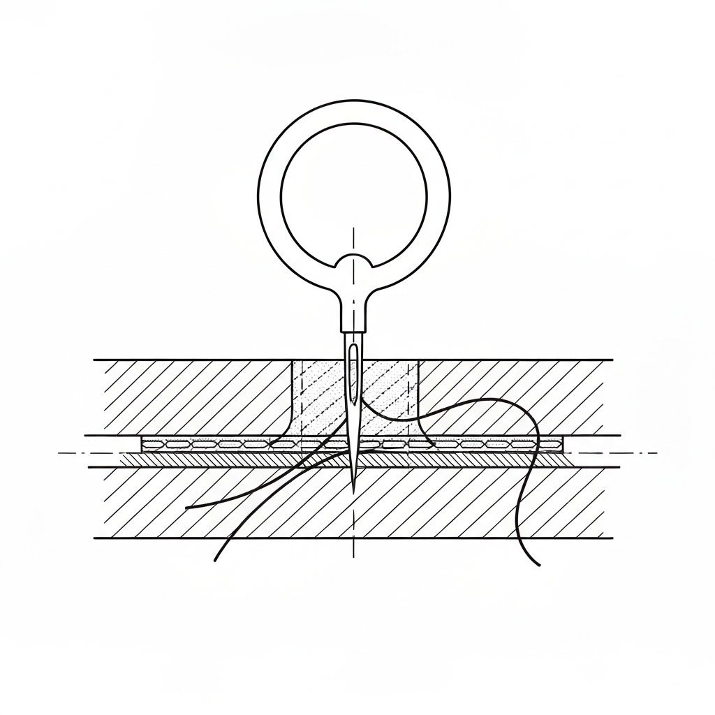 루퍼 (Looper / Móc / ルーパー / 弯针) 기술 도식화