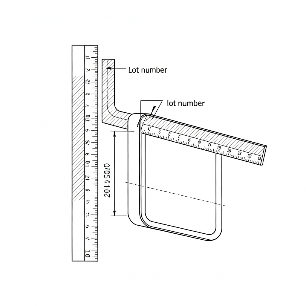 로트 번호 (Lot Number / Số lô / ロット番号) 기술 도식화