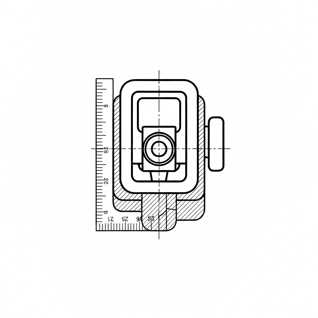 자석 도트 (Magnetic Snap / マグネットホック / Nút hít) 기술 도식화
